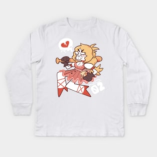 Batter Up! Kids Long Sleeve T-Shirt